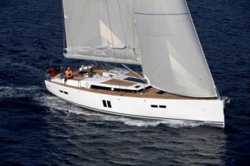 Yachtcharter Hanse 545 3Cab 2WC Seitenansicht