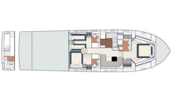 Yachtcharter Itama 55 Layout