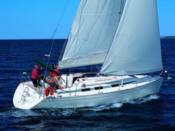 Yachtcharter Vektor 36 Seitenansicht
