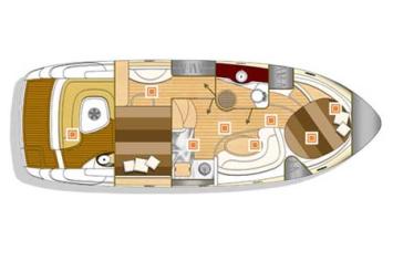 Yachtcharter SessaC35_GRundriss