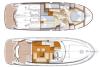 Yachtcharter Prestige440_Grundriss1