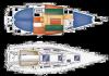 Yachtcharter X 35 Grundriss