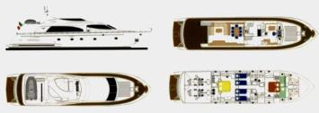 Yachtcharter Grundriss  85
