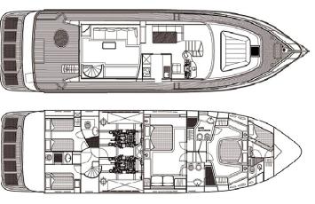 Yachtcharter Grundriss V68