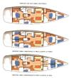 Yachtcharter Grundriss Star 64
