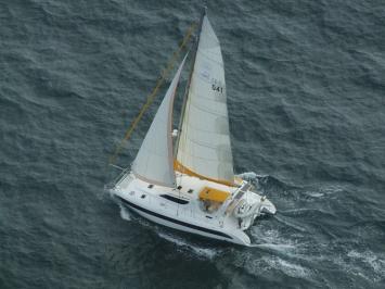 Yachtcharter Dean 441 Luftansicht 4+1 Cab 4 WC