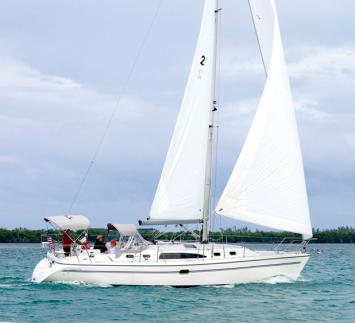 Yachtcharter Catalina 375 Seitenansicht 2 2 Cab 1 WC