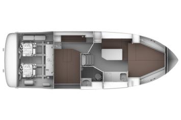 Yachtcharter Bavaria 31 Sport 2cab Grundriss