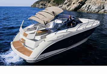 Yachtcharter Atlantis 35 Heckansicht