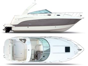 Yachtcharter Signature 280 Cruiser Decksplan