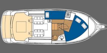 Yachtcharter Vektor 950 Grundriss