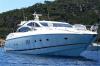 Yachtcharter Sunseeker Predator 82 Bugansicht 1 4 Kab 4 WC