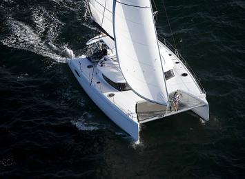 Yachtcharter Orana 44 Luftansicht 