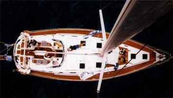 Yachtcharter Ocean Star 56.1 Luftansicht 4 Kab 4+1 WC