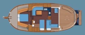 Yachtcharter Menorquin 130 Grundriss
