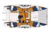 Yachtcharter Leopard 46 4 Kab Grundriss