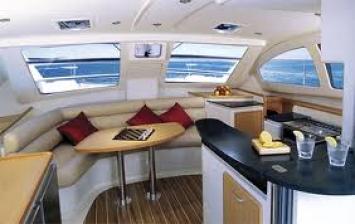 Yachtcharter Leopard40,Salon
