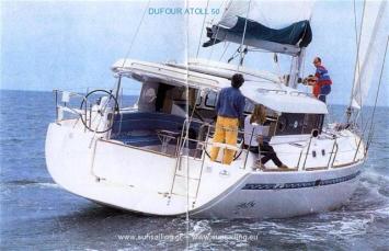 Yachtcharter Dufour Atoll 50 Heck
