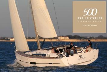 Yachtcharter Dufour 500 (4Cab:3/4WC) Seite:heck