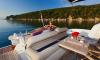 Yachtcharter sunseeker predator 52 yacht charter croatia split stern sunpad