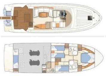 Yachtcharter Ferretti 460 Grundriss