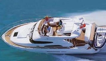 Yachtcharter Sealine F42 5 3Cab 2WC Deck:Seite