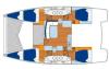 Yachtcharter Leopard 44  4 Kab:4WC Grundriss