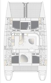 Yachtcharter Voyage 500 (5Cab:5WC) Grundriss