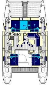 Yachtcharter Voyage_500_ (5Cab:5WC)  Layout