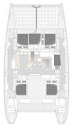 Yachtcharter Voyage 520 (5Cab:5WC) Grundriss