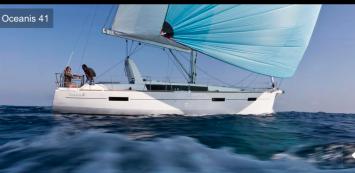 Yachtcharter Oceanis 41 2cab side