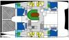 Yachtcharter leopard 4700 layout 163