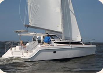 Yachtcharter gemini legacy 35 2Cab 2WC Heck:Seite
