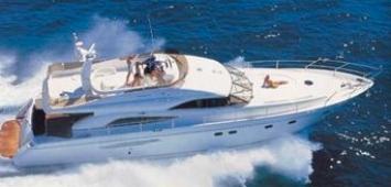 Yachtcharter Princess 65 Fly  Deck:Seite