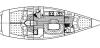 Yachtcharter BGrand Soleil 40 Race (3Cab:2WC) Grundriss