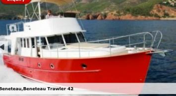 Yachtcharter Beneteau Trawler 42 Bug
