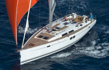 Yachtcharter Hanse 505 (4+1cab:3WC) Bug:Seite