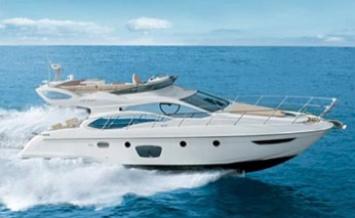 Yachtcharter Azimut 47 Fly (3Cab:2WC) Seitenansicht