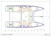 Yachtcharter Bavaria Nautitech open 40 4cab layout