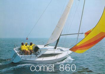 Yachtcharter comet 860 Seite