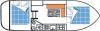 Yachtcharter river boat 26 Grundriss
