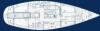 Yachtcharter sun kiss 45 cab 3 Grundriss
