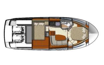 Yachtcharter Leader 10 (2Cab/1WC) Grundriss