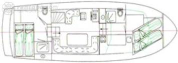 Yachtcharter Simmerskip 1050 cruise XL (2Cab/2WC) Grundriss