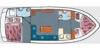 Yachtcharter Gruno 30 Classic (1Cab/1WC) Grundriss