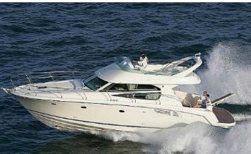 Yachtcharter Prestige 42 Fly 3Cab:2WC Seitenansicht