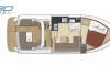 Yachtcharter Broom 30 Coupe (1Cab/1WC) Grundriss