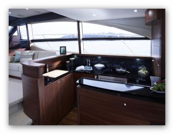 Yachtcharter Princess 52  Pantry  