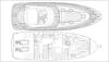 Yachtcharter Bavaria 42 Sport HT 2cab layout