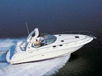 Yachtcharter Sea Ray 375 Sundancer (2Cab/1WC) seitenansichtjpg